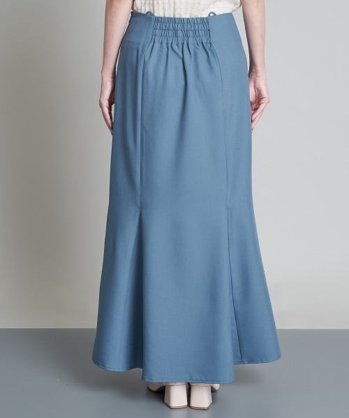 A de a.v.v（アードアー・ヴェ・ヴェ）の「（セットアップ可）サス付きハイウエストマーメイドスカート（スカート・レディース・グレー/ブルー・SMALL/MEDIUM/36/38）」の18枚目の写真