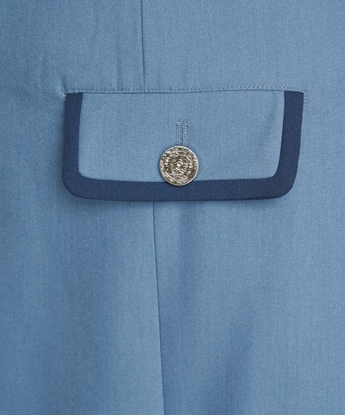 A de a.v.v（アードアー・ヴェ・ヴェ）の「（セットアップ可）サス付きハイウエストマーメイドスカート（スカート・レディース・グレー/ブルー・SMALL/MEDIUM/36/38）」の14枚目の写真