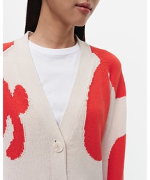 マリメッコmarimekko ボーダー　カーデガン マリメッコ marimekko カーディガン ニット ボーダー Vネック ウニッコ