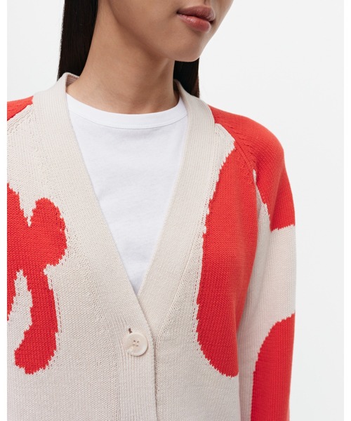 marimekko（マリメッコ）の「Pulloposti / Mortu knit cotton cardigan