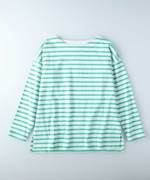 SOMETHING | 【SOMETHING】バスクボーダー長袖Ｔシャツ(Tシャツ/カットソー)