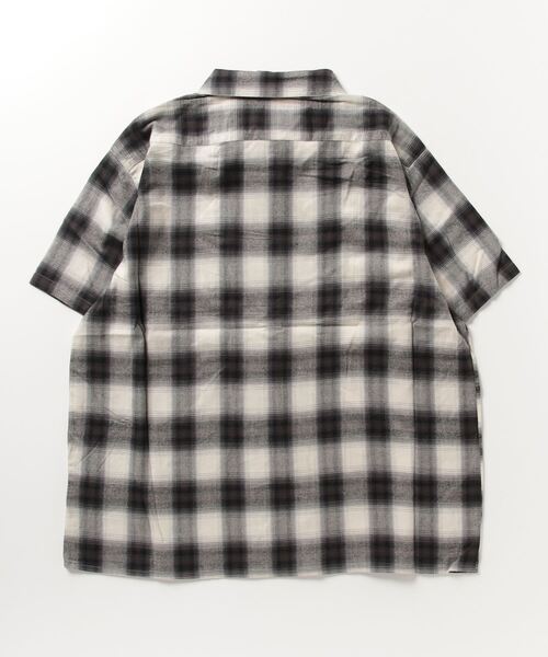RVCA(ルーカ)の「RVCA/ルーカ チェックシャツ ジップアップ/半袖シャツ オンプレチェック BD041-P01(シャツ/ブラウス・メンズ・イエロー/ホワイト・L/M/XL)」の7枚目の写真