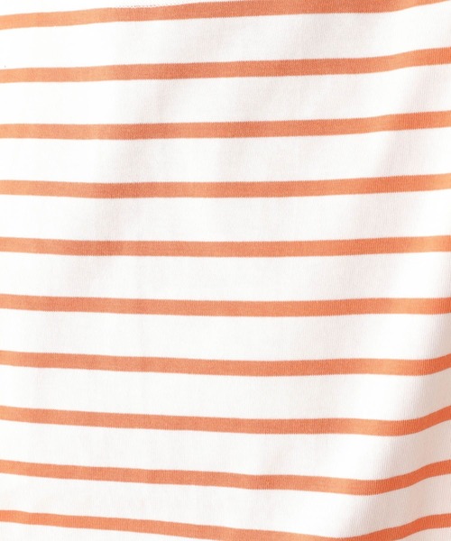 LEPSIM（レプシィム）の「ソデカットアウトロンT　177192（Tシャツ/カットソー・レディース・ネイビー/オレンジ/グリーン・FREE）」の13枚目の写真