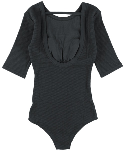 ALEXIA STAM（アリシアスタン）の「Open Back Waffle Bodysuit /パッド  