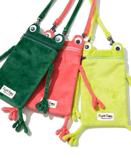 gym master（ジムマスター）の「gym master/ジムマスター　Fluke Frog カエルスマホポーチ（スマホケース/カバー・レディース・グリーン/ライトグリーン/ピンク・FREE）」の6枚目の写真