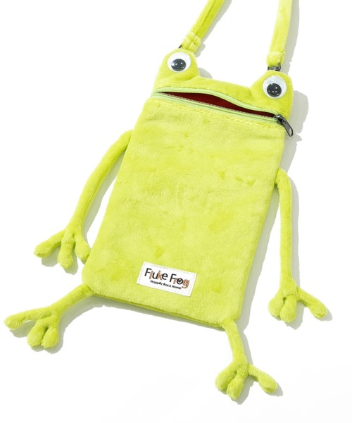 gym master（ジムマスター）の「gym master/ジムマスター　Fluke Frog カエルスマホポーチ（スマホケース/カバー・レディース・グリーン/ライトグリーン/ピンク・FREE）」の7枚目の写真