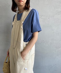 [ORCIVAL/オーシバル] ワイドシルエット ボートネックTシャツ