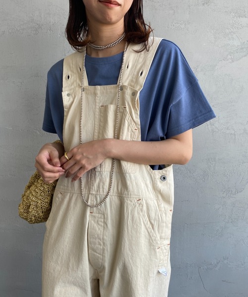 ORCIVAL（オーシバル）の「[ORCIVAL/オーシバル] ワイドシルエット ボートネックTシャツ（Tシャツ/カットソー・レディース・イエロー/ブルー/レッド/グリーン/ネイビー/ブラック・1）」の15枚目の写真