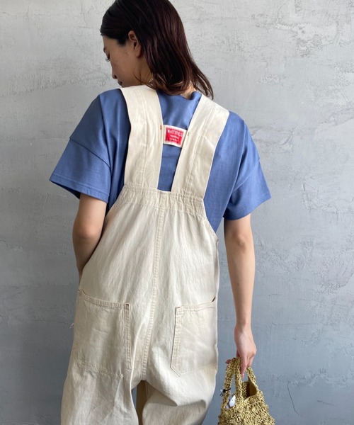 ORCIVAL（オーシバル）の「[ORCIVAL/オーシバル] ワイドシルエット ボートネックTシャツ（Tシャツ/カットソー・レディース・イエロー/ブルー/レッド/グリーン/ネイビー/ブラック・1）」の17枚目の写真