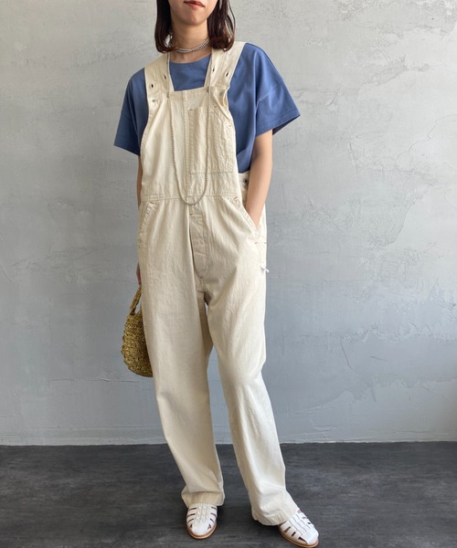 ORCIVAL（オーシバル）の「[ORCIVAL/オーシバル] ワイドシルエット ボートネックTシャツ（Tシャツ/カットソー・レディース・イエロー/ブルー/レッド/グリーン/ネイビー/ブラック・1）」の18枚目の写真
