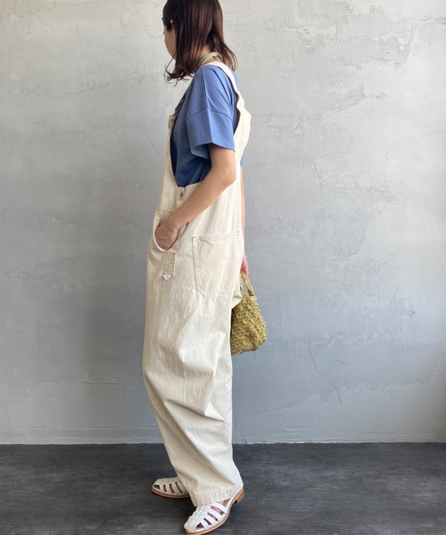 ORCIVAL（オーシバル）の「[ORCIVAL/オーシバル] ワイドシルエット ボートネックTシャツ（Tシャツ/カットソー・レディース・イエロー/ブルー/レッド/グリーン/ネイビー/ブラック・1）」の19枚目の写真