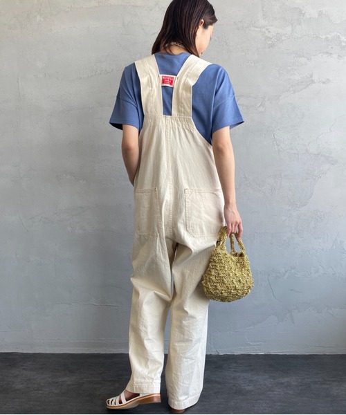 ORCIVAL（オーシバル）の「[ORCIVAL/オーシバル] ワイドシルエット ボートネックTシャツ（Tシャツ/カットソー・レディース・イエロー/ブルー/レッド/グリーン/ネイビー/ブラック・1）」の20枚目の写真