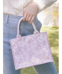 Maison de FLEUR | フラワープリントキャンバスSトートバッグ(トートバッグ)