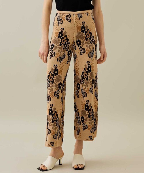 TAN（タン）の「【TAN/タン】アクアティックプラントパンツ（その他パンツ・レディース・ベージュ/ブルー・FREE）」の2枚目の写真