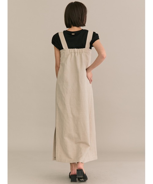 TONAL(トーナル)の「ベーシックノースリT(Tシャツ/カットソー・レディース・ラベンダー/オフホワイト/ブラック・38)」の20枚目の写真