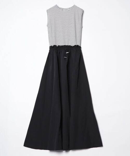 Per sist ence(パーシエンス)の「Per sist ence/パーシエンス ドロストドッキングノースリーブワンピ(ワンピース・レディース・ブラック・FREE)」の1枚目の写真