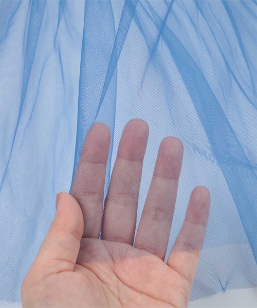 miette(ミエット)の「チュールティアードワンピース(ワンピース・レディース・ブルー/ブラック/ライトベージュ・FREE)」の11枚目の写真