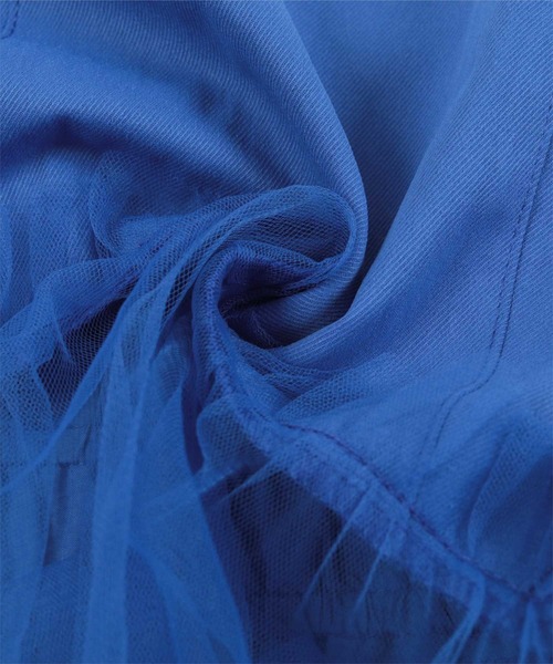 miette(ミエット)の「チュールティアードワンピース(ワンピース・レディース・ブルー/ブラック/ライトベージュ・FREE)」の13枚目の写真