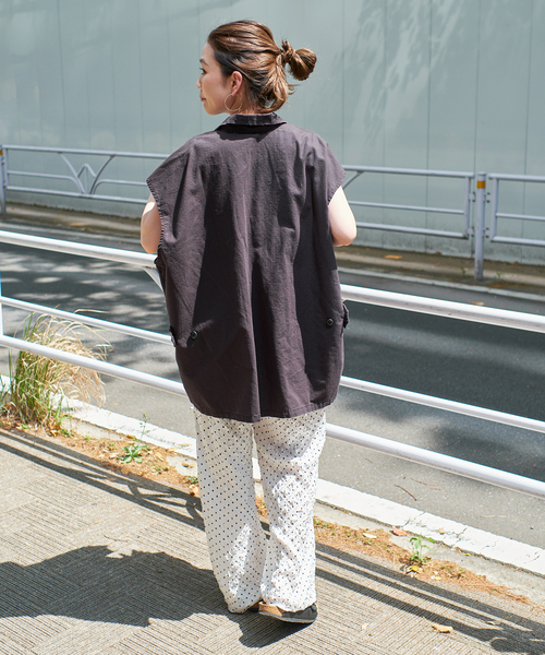 セール】ドットプリントパンツ（スラックス）｜B.C STOCK（ベー