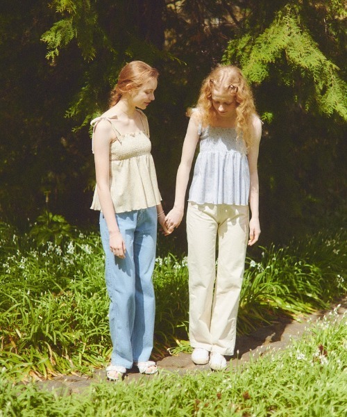 flower(フラワー)の「ブルーミングリボンビスチェ(キャミソール・レディース・イエロー/ピンク・FREE)」の14枚目の写真