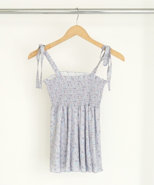 flower(フラワー)の「ブルーミングリボンビスチェ(キャミソール・レディース・イエロー/ピンク・FREE)」の5枚目の写真