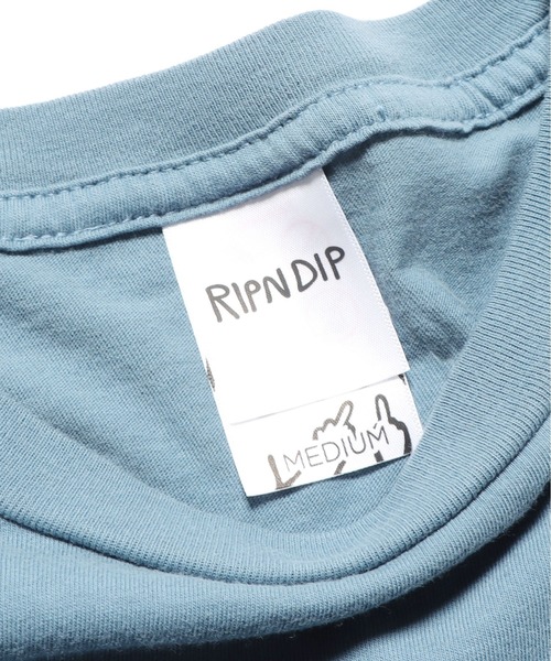 RIPNDIP(リップンディップ)の「RIPNDIP/リップンディップ Nermal Lisa Pocket Tee Tシャツ(Tシャツ/カットソー・メンズ・グレイッシュブルー・L/XL/M)」の12枚目の写真