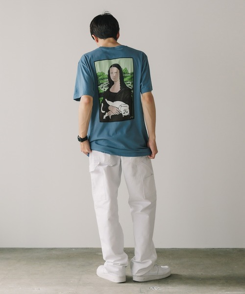 RIPNDIP モナリザ ポケット Tシャツ ripndip Nermal Lisa Pocket Tee モナリザ ホワイト - メルカリ