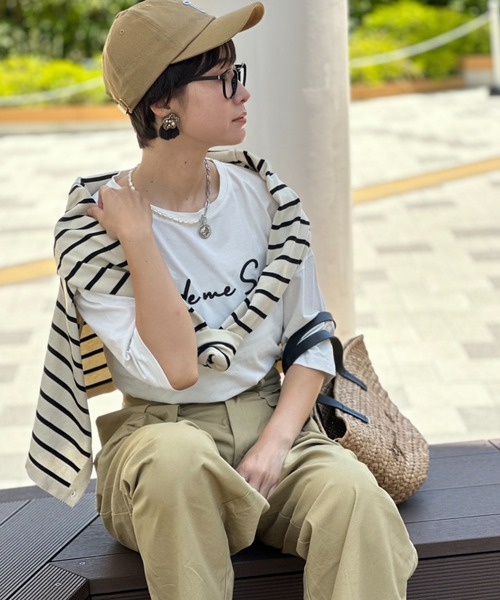 deux amour（ドゥーザムール）の「ボーダーカーデアンサンブル（アンサンブル・レディース・ホワイト/ネイビー・FREE）」の18枚目の写真