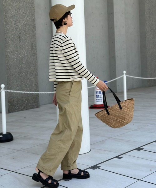 deux amour（ドゥーザムール）の「ボーダーカーデアンサンブル（アンサンブル・レディース・ホワイト/ネイビー・FREE）」の21枚目の写真