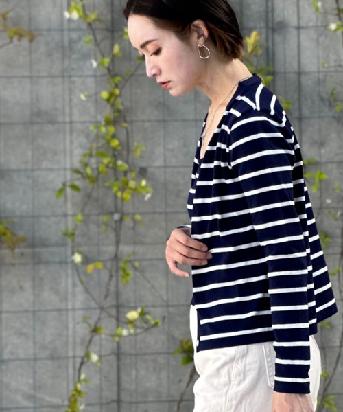 セール】ボーダーカーデアンサンブル（アンサンブル）｜deux amour