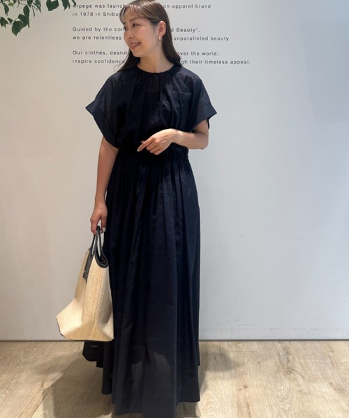 CADUNE（カデュネ）の「綿麻ワンピース（ワンピース）」 - WEAR