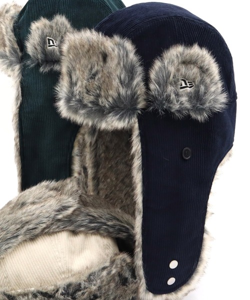 ニューエラパイロットキャップトラッパーコーデュロイ