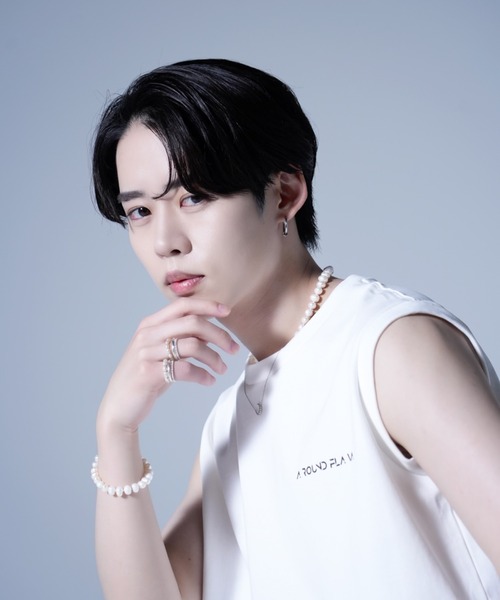 AROUND FLAVA(アラウンドフラバ)の「silkete like heavy weight glitter print sleeveless T / シルケットライク ヘビーウェイト ラメプリントノースリーブTシャツ(Tシャツ/カットソー・メンズ・ブラック/ホワイト・SMALL/MEDIUM/LARGE)」の18枚目の写真