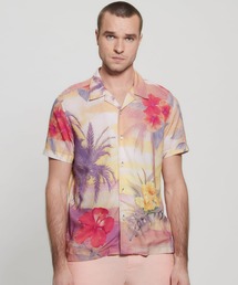 Guess（ゲス）の「Eco Rayon Hawaiian Shirt 半袖 シャツ（シャツ/ブラウス・メンズ）」