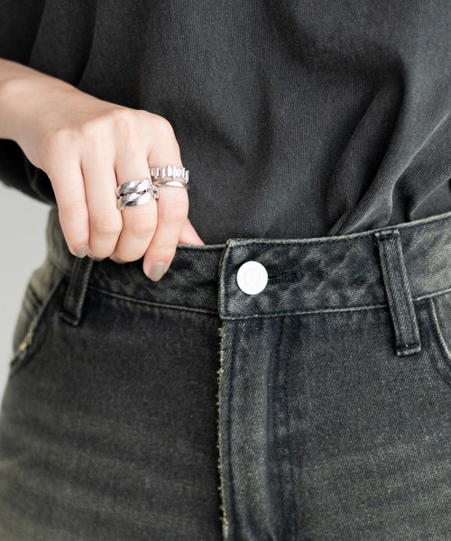 WEGO（ウィゴー）の「WEGO/ヴィンテージウォッシュショートパンツ（デニムパンツ・レディース・ブラック系その他/コバルトブルー・SMALL/MEDIUM）」の17枚目の写真