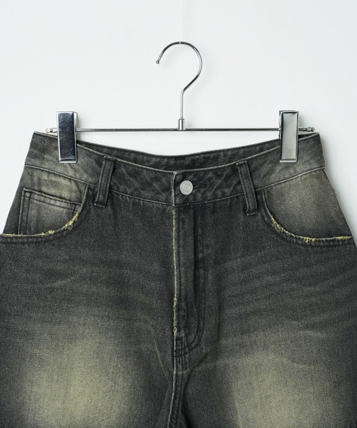 WEGO（ウィゴー）の「WEGO/ヴィンテージウォッシュショートパンツ（デニムパンツ・レディース・ブラック系その他/コバルトブルー・SMALL/MEDIUM）」の8枚目の写真