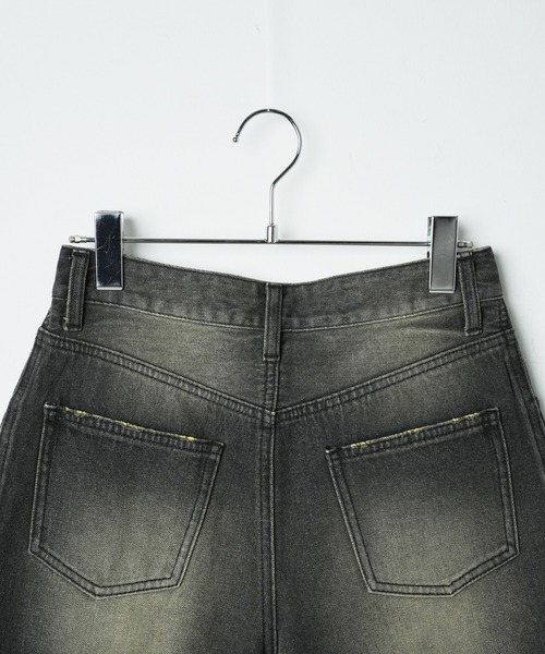 WEGO（ウィゴー）の「WEGO/ヴィンテージウォッシュショートパンツ（デニムパンツ・レディース・ブラック系その他/コバルトブルー・SMALL/MEDIUM）」の12枚目の写真