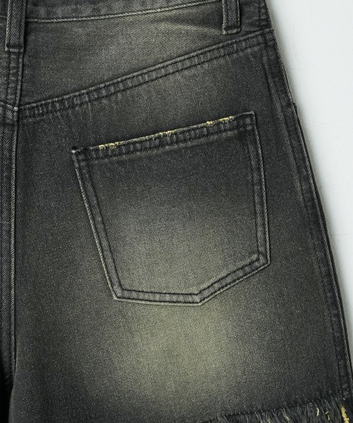 WEGO（ウィゴー）の「WEGO/ヴィンテージウォッシュショートパンツ（デニムパンツ・レディース・ブラック系その他/コバルトブルー・SMALL/MEDIUM）」の16枚目の写真