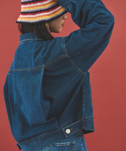 ルーズデニムジャケット（デニムジャケット）｜MERLOT（メルロー）の