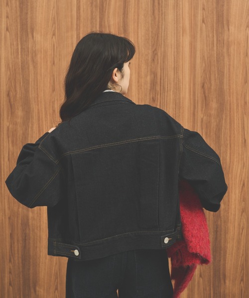 ルーズデニムジャケット（デニムジャケット）｜MERLOT（メルロー）の