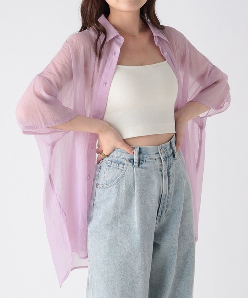シアーBIGシャツ（半袖）967864