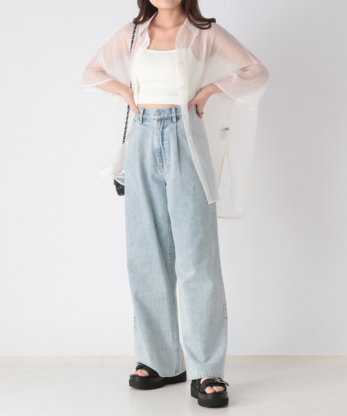 シアーBIGシャツ（半袖）967864