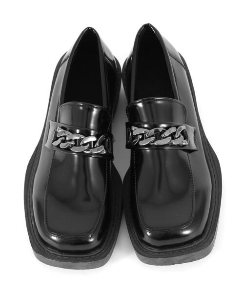 Figments（フィグメンツ）の「ビットスクエアローファー（ローファー・レディース・ブラック・SMALL/MEDIUM）」の12枚目の写真