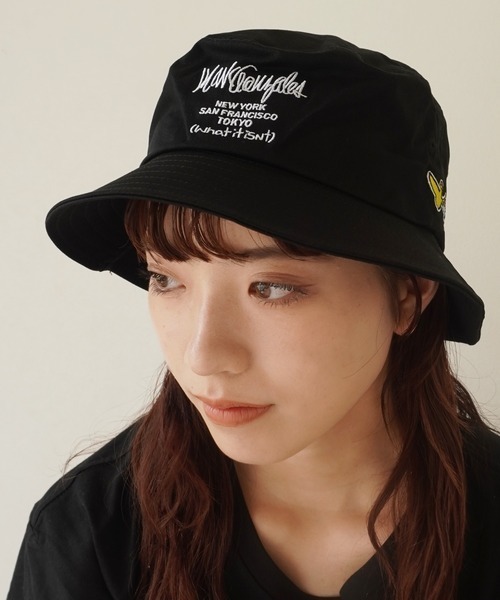 13 de marzo バケットハット ゴッホデザイン Munsingwear チェック柄 バケットハット -デサントストア