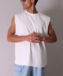 BAYBLO（ベイブロ）の「(BG)【ユニセックス】シルキータッチ ノースリーブ Tシャツ（Tシャツ/カットソー・メンズ）」