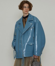 MAISON SPECIAL | Vegan Leather Riders Jacket/ヴィーガンレザーライダースジャケット【MAISON SPECIAL/メゾンスペシャル】(ライダースジャケット)