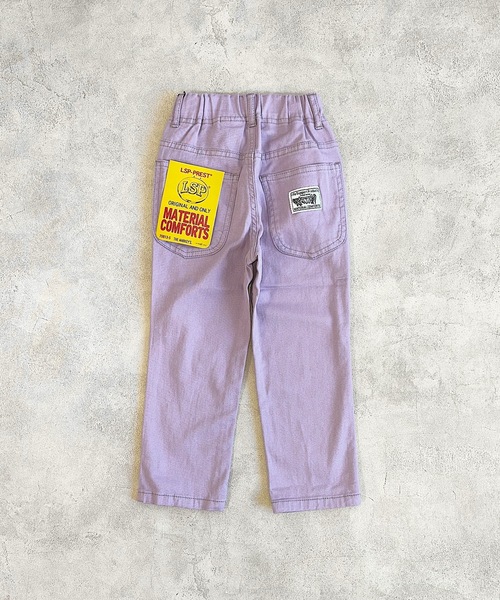 Life Support Products（ライフサポートプロダクツ）の「ストレッチストレートパンツ（80～150cm）（チノパンツ・キッズ・グリーン/グレー/イエロー/ダークブルー/ブラック/アイボリー/ライトブルー/ブラウン/カーキ/ラベンダー/パープル/オレンジ/ピンク/ライトグリーン・80/90/95/100/110/120/130/140/150）」の11枚目の写真