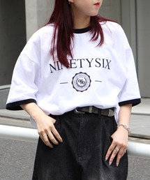 96thes | 韓国ストリート リンガーTシャツ(Tシャツ/カットソー)