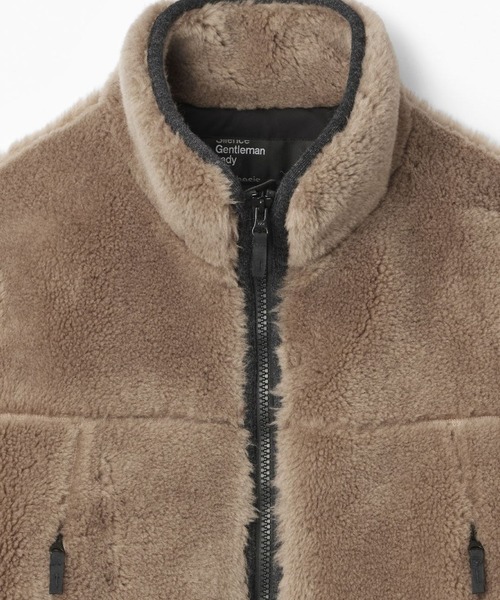 カオス ウールボアブルゾン　べージュ Chaos（カオス）の「Chaos(カオス)/ウールボアブルゾン（ブルゾン