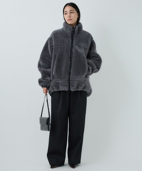 chaos タグ付きウールボアダブルコート Chaos（カオス）の「ウールボアコート（その他アウター）」 - WEAR